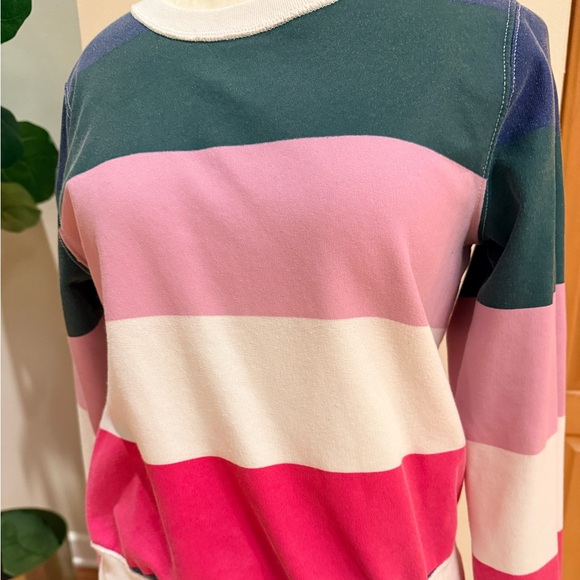 Abercrombie & Fitch Tops - Abercrombie & Fitch Multicolor Striped Sweatshirt